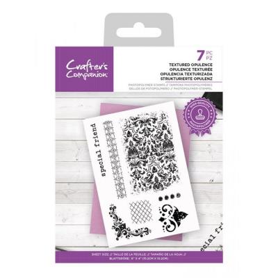 Crafter's Companion Clear Stamps - Textured Opulence